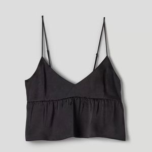 Aritzia Satin Camisole in Black